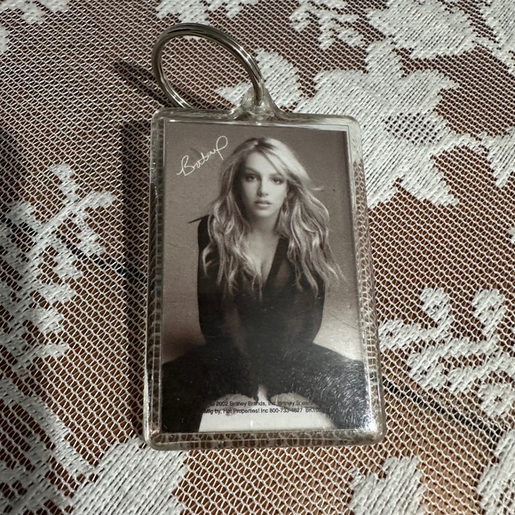 Hot Properties Other - Britney Spears Keychain Unisex OS Clear Excellent 2002 Vintage Portrait Y2K
